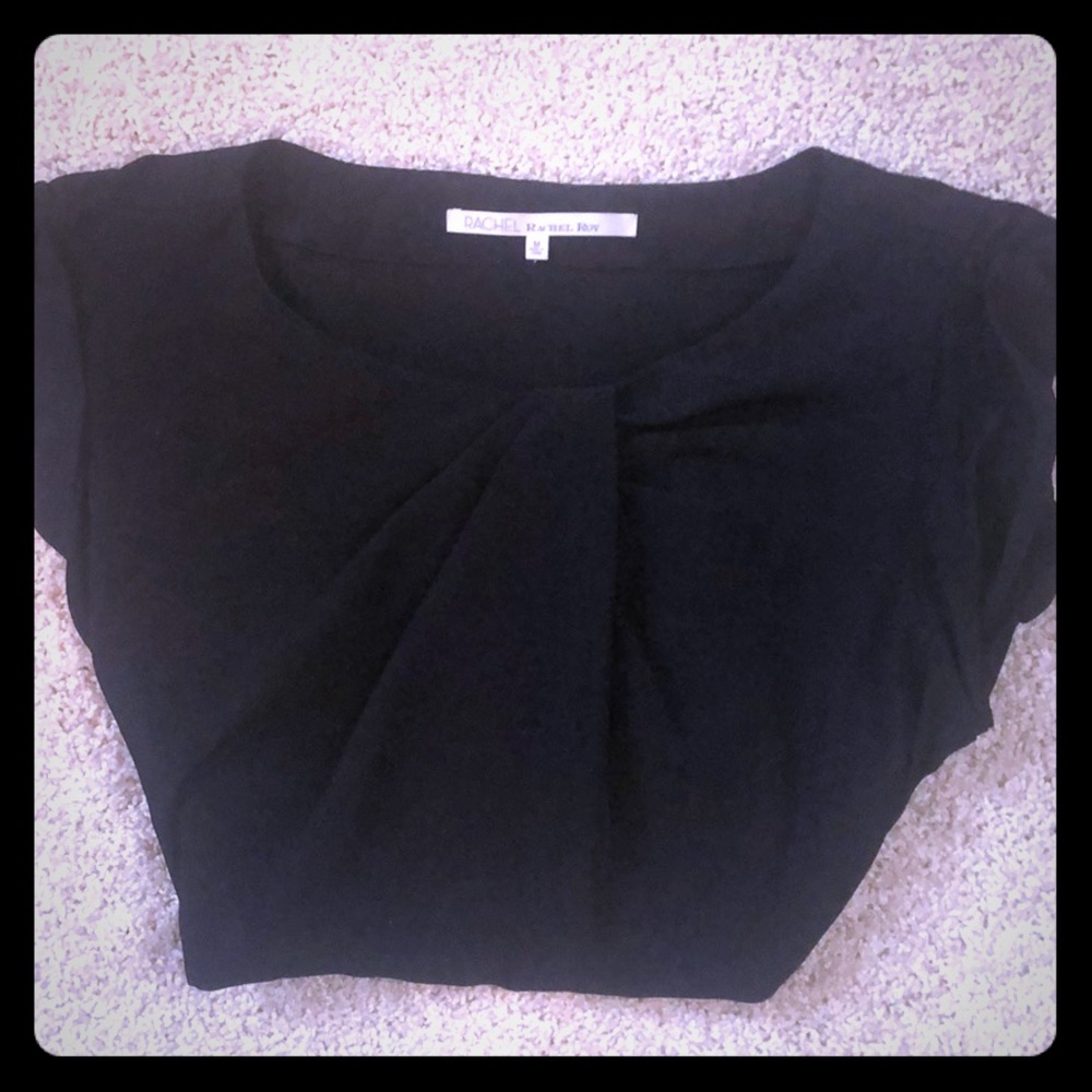 Rachel Roy szM black blouse